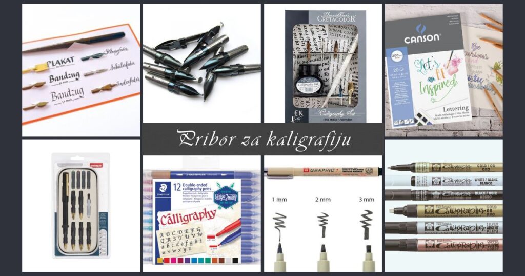 Kreativne ideje 3 Kako odabati najbolji pribor za kaligrafiju