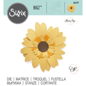 Sizzix Bigz Die matrica - Suncokret