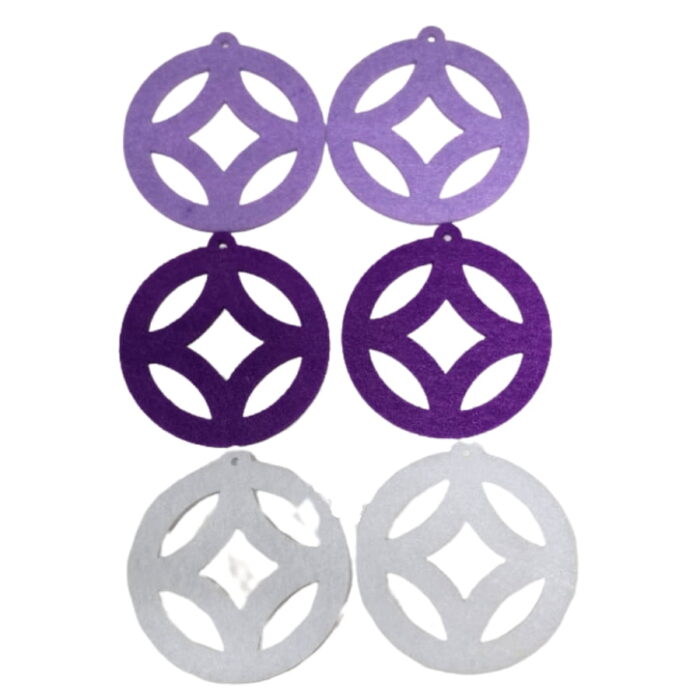 Filc dekorativni motivi - okrugli ornament