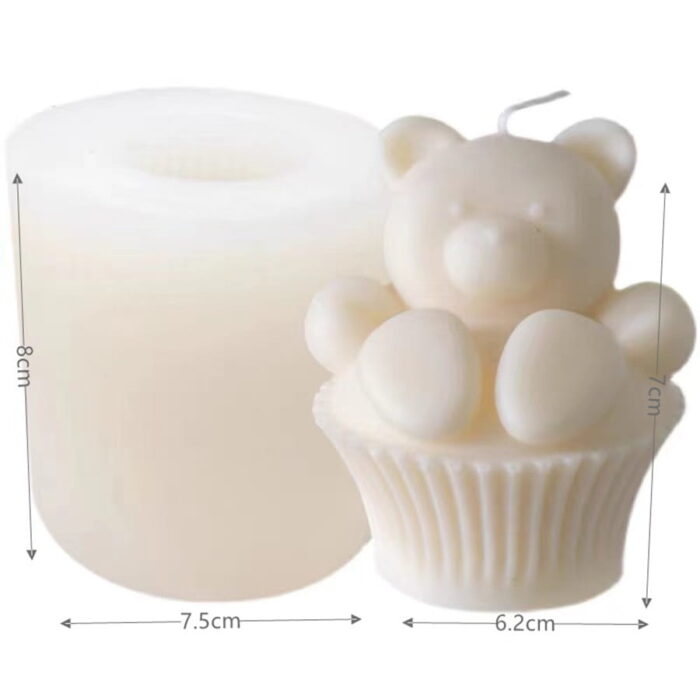 Silikonski kalup medo 75x80 mm