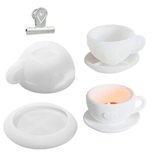 Silikonski kalup šalica s podloškom