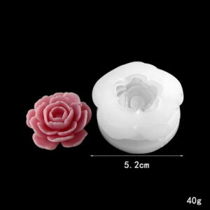 Silikonski kalup za svijeće 52x24 mm - Camelia