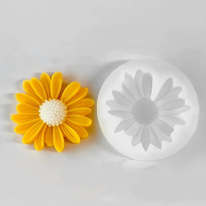 Silikonski kalup za svijeće - cvijet-1