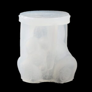 Silikonski kalup za svijeću - 3D medo s igračkom_2