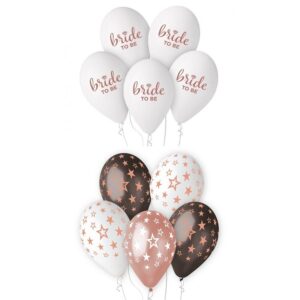 Baloni za djevojačku večer – set dekorativnih balona s natpisom ili zvjezdicama