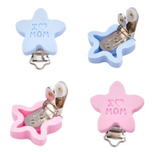 Kopča za dudu silikonska 46x39x19 mm