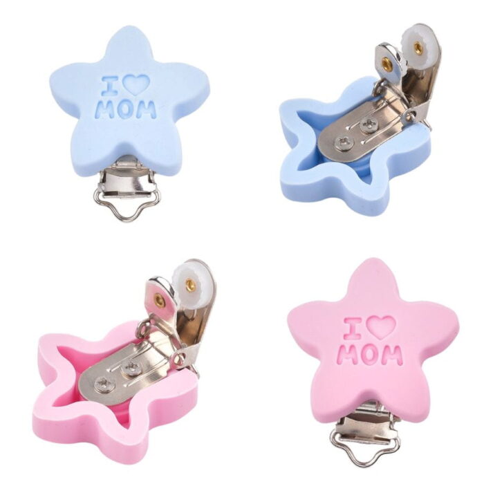 Kopča za dudu silikonska 46x39x19 mm