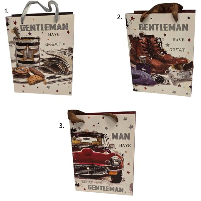 Ukrasna vrećica Gentleman 18x23 cm