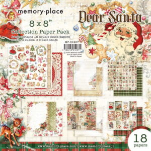 Božićni scrapbooking papiri Dear Santa 20,3 x 20,3 cm