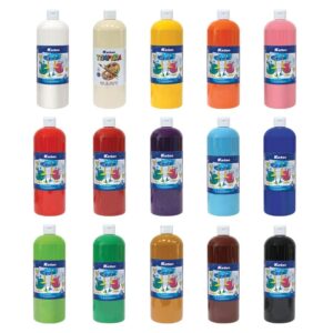 Tempera boja Karbon 1 L u više boja za slikanje i kreativne projekte