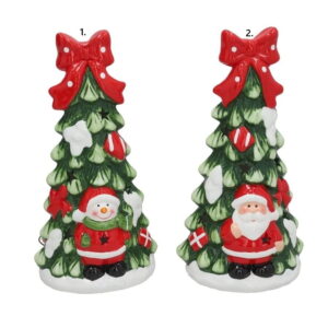 Božićno drvce s LED svjetlom 10x7.5x20 cm