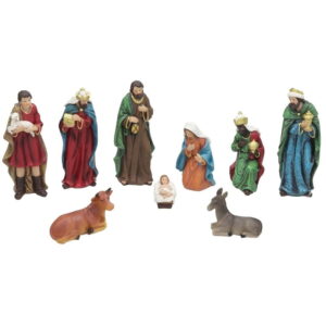 Figurice za jaslice set 9 komada 25 cm