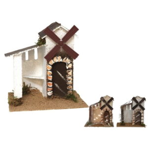 Vjetrenjača za božićno selo 20×13×21 cm