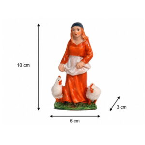 Figurice žena za božićno selo 10 cm_2