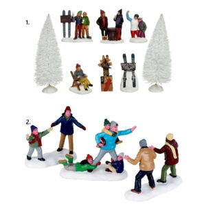Početna 5 Zimske obiteljske scene i figurice set Lemax