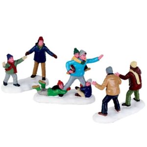 Zimske obiteljske scene i figurice set - 2. obiteljska igra