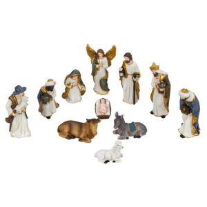 Figurice za jaslice set 11 komada 4-13 cm