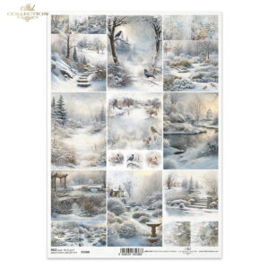 Početna 3 Rižin papir A4 za decoupage - R2560
