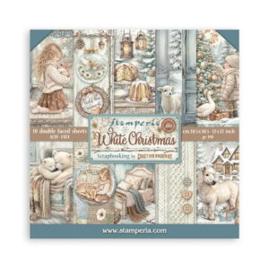 Početna 1 Scrapbooking papiri set - White Christmas